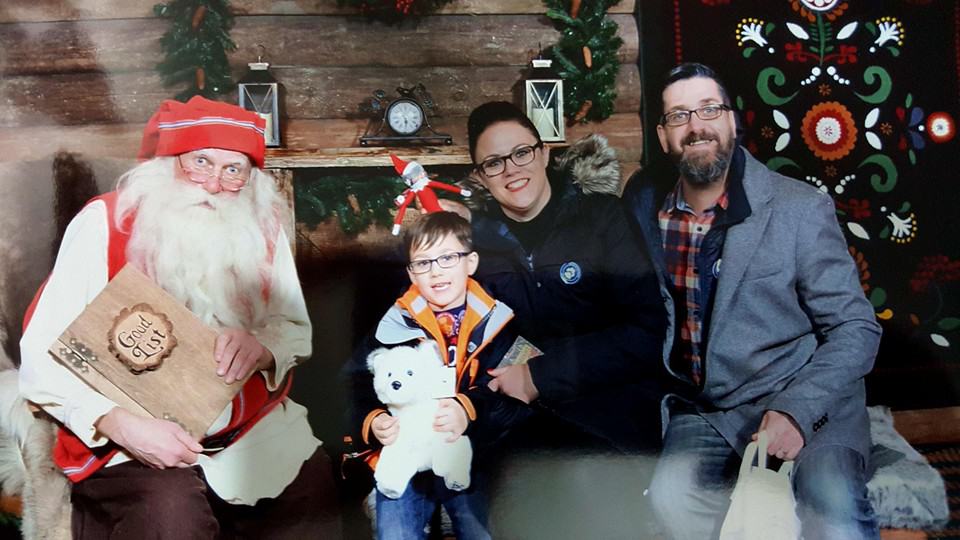 Elf following us to see Santa