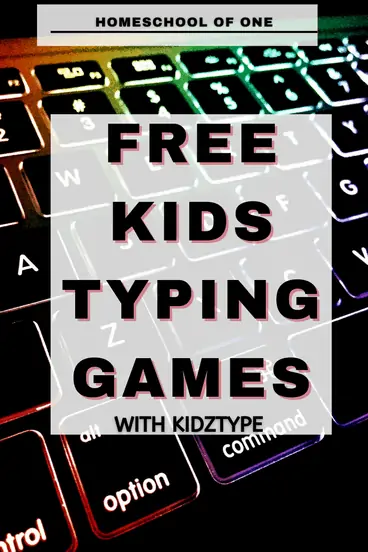 Learn how to type the fun way with free typing games for kids with Kidztype