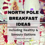North Pole Breakfast Ideas including healthy and savory options #elfontheshelf