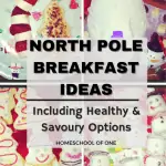 North Pole Breakfast Ideas including healthy and savory options #elfontheshelf