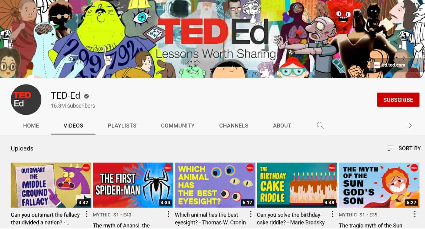ted ed educational kids shows