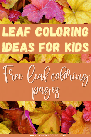 Leaf Coloring Ideas For Kids with FREE Leaf Coloring Pages