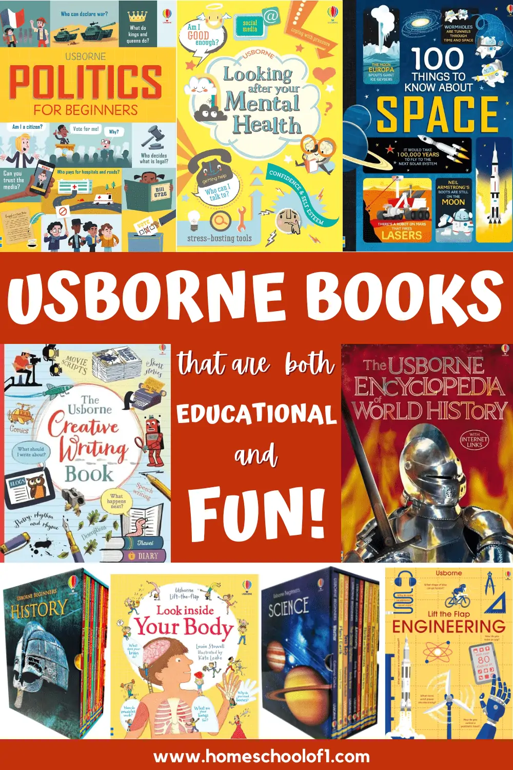 The best Usborne books for homeschooling