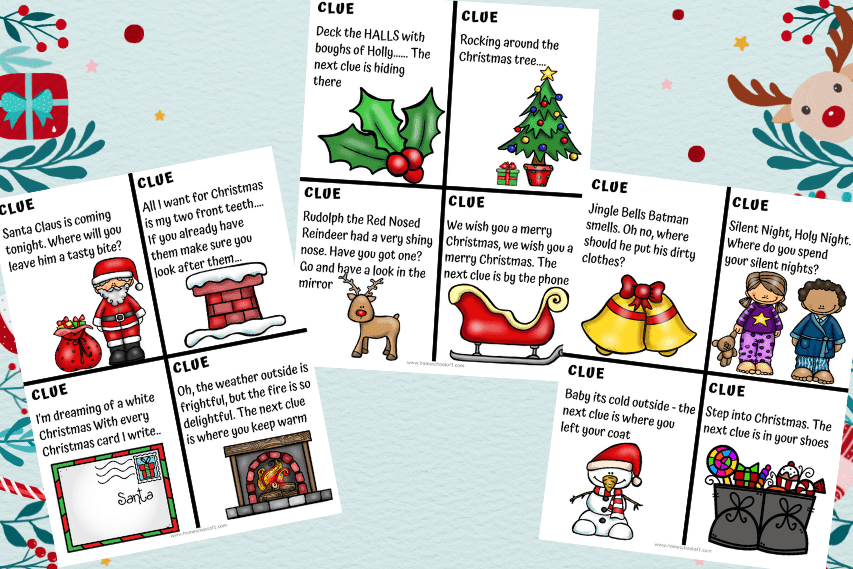 Best Christmas Treasure Hunt For Kids (Free Printable)