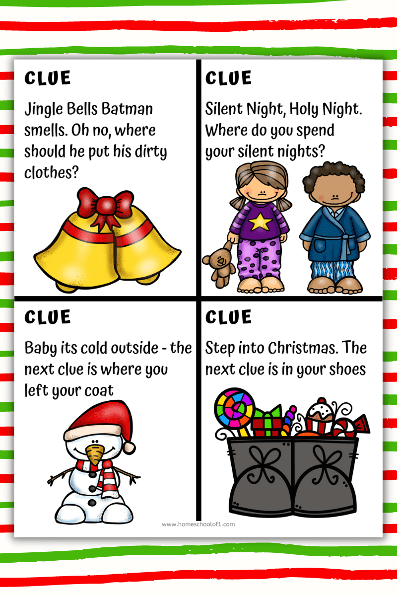 XMAS TREASURE HUNT CLUE