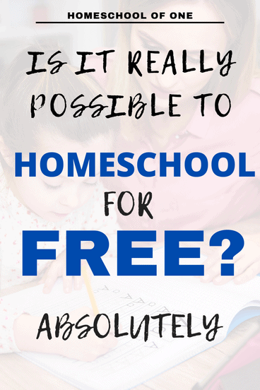Is it really possible to homeschool for free? Absolutely see how here