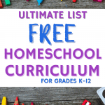 Ultimate List of FREE homeschool curriculum