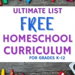 Ultimate List of FREE homeschool curriculum