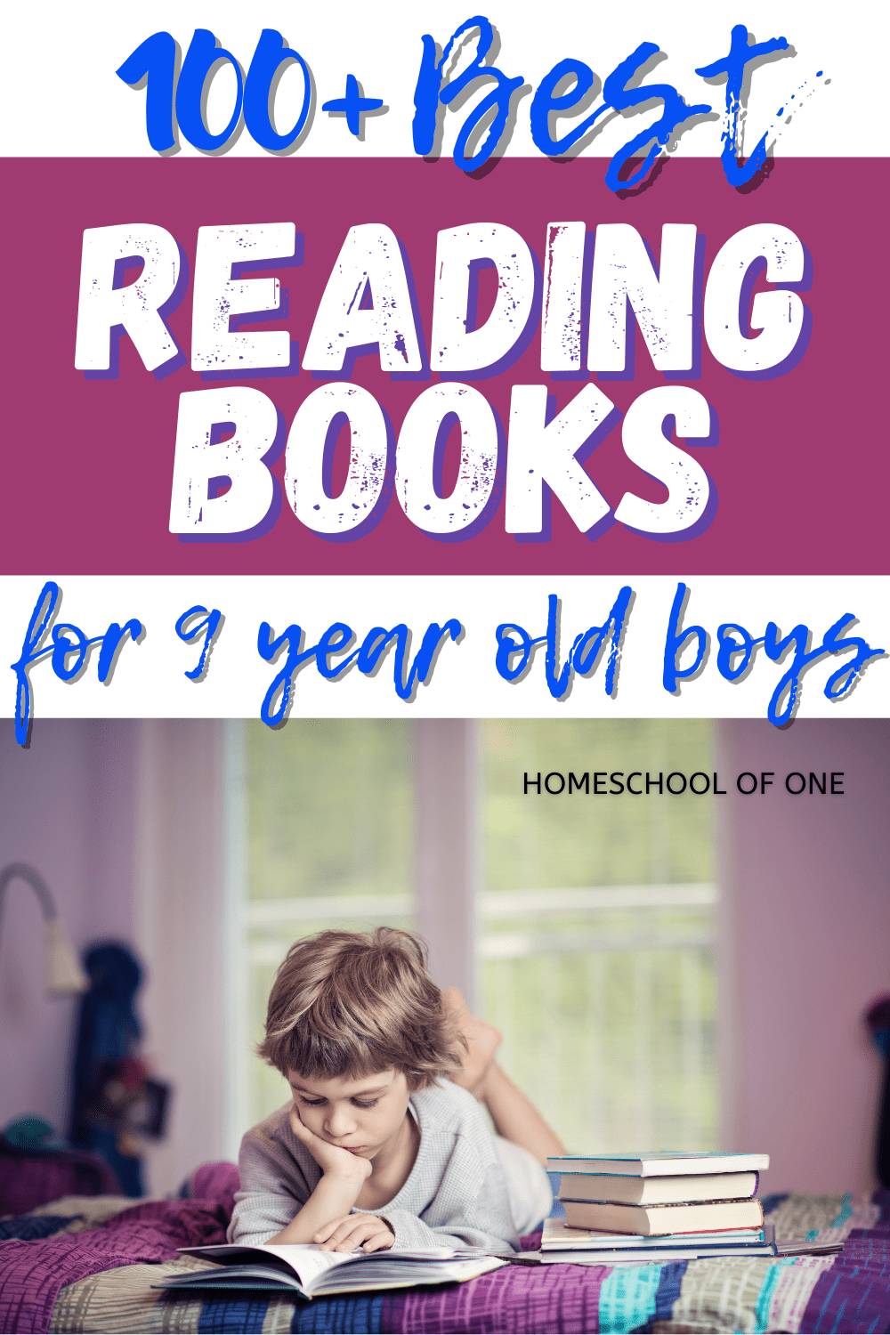 Over 100 of the best books for 9 year old boys, broken down into subjects.