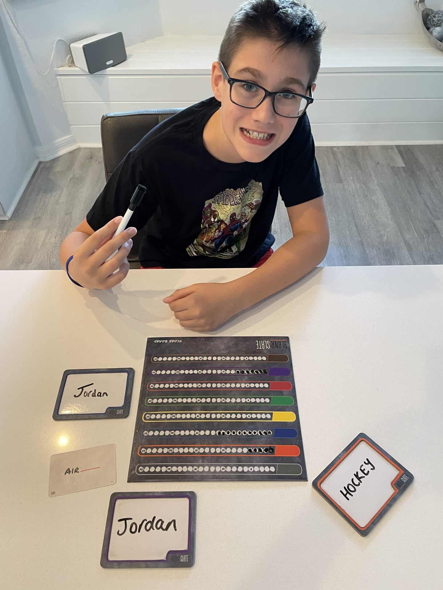 Playing blank slate