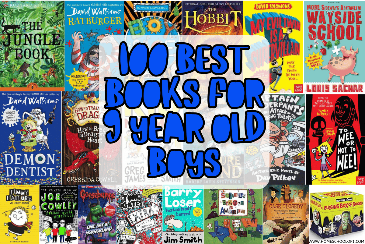 100 Best Books for 9 Year Old Boys (Updated 2023)