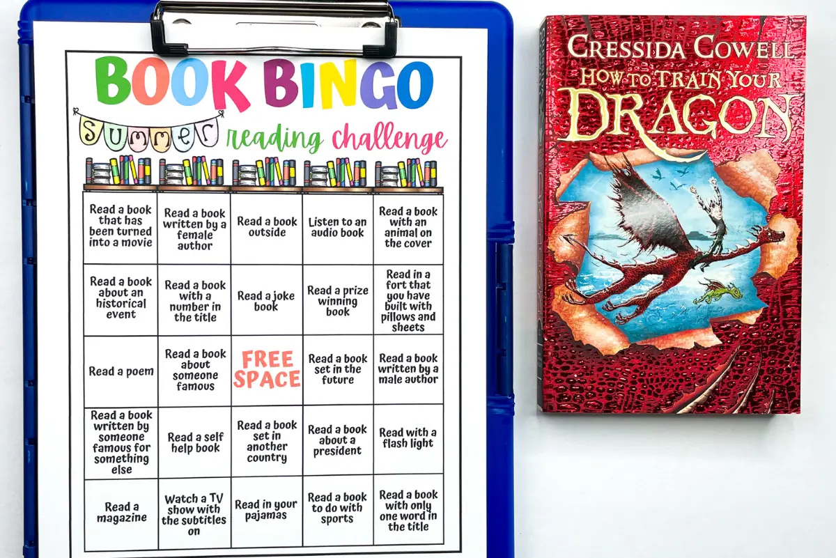 free reading bingo printable