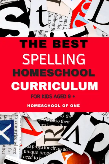 The best spelling homeschool curriculum for middle grade