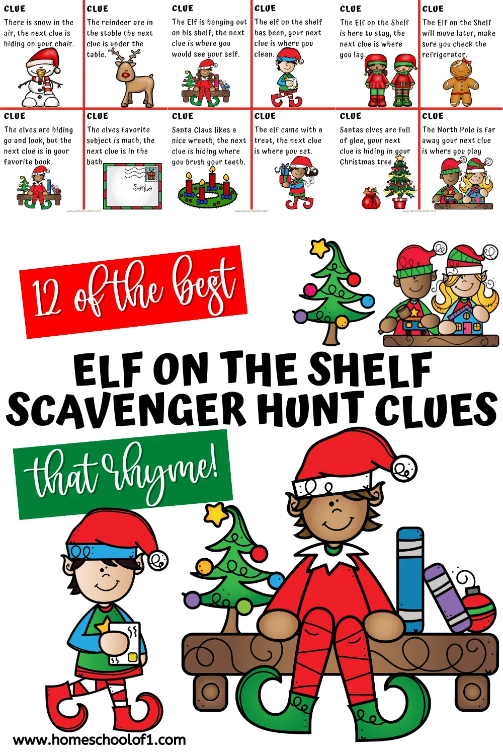 ELF HUNT CLUES