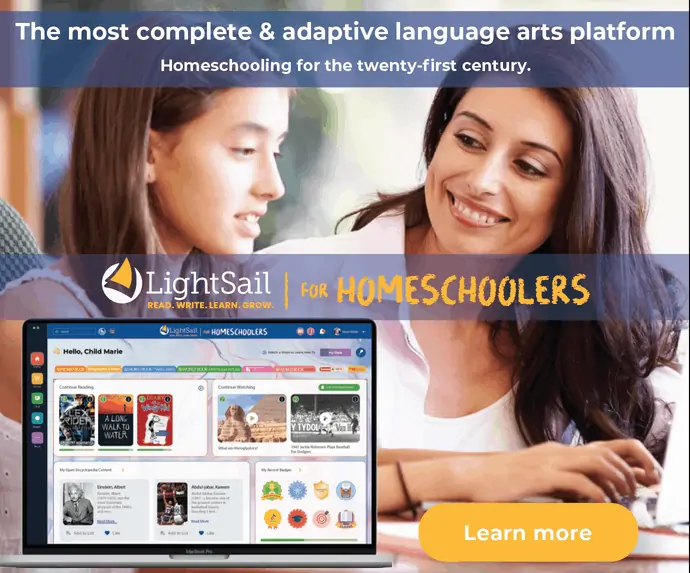 Online reading program with Lightsail