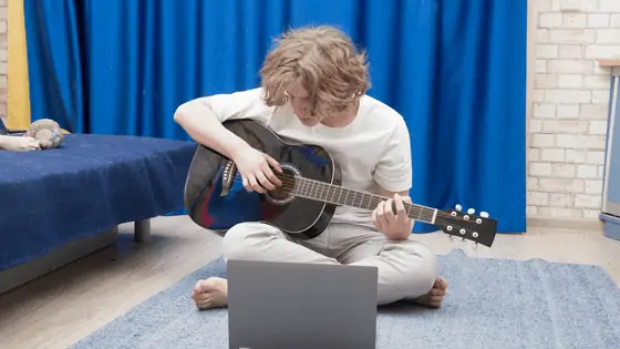 Online Guitar Lessons For Kids With Tremolo Guitar School