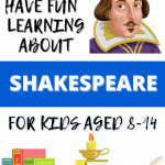 Have fun learning about Shakespeare with books, games and online courses #shakespeare
