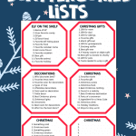 Free Christmas scattergories lists