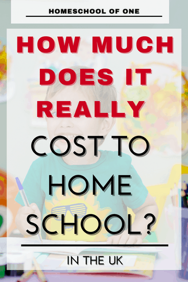 how much does it really cost to home school in the UK?