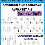 free asl poster