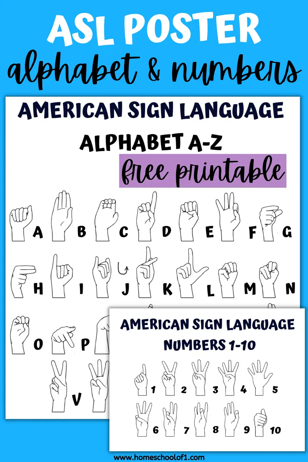 free asl poster
