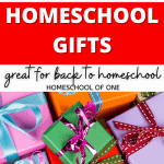 Homeschool gift ideas great for the first day back to homeschool #backtoschool #gifts