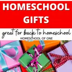 Homeschool gift ideas great for the first day back to homeschool #backtoschool #gifts