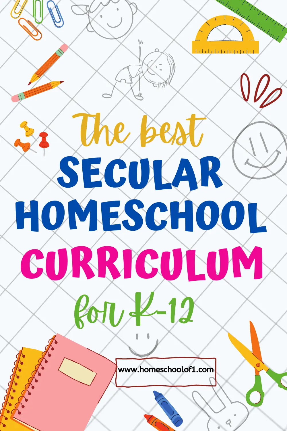Secular homeschool curriculum for grades K-12
