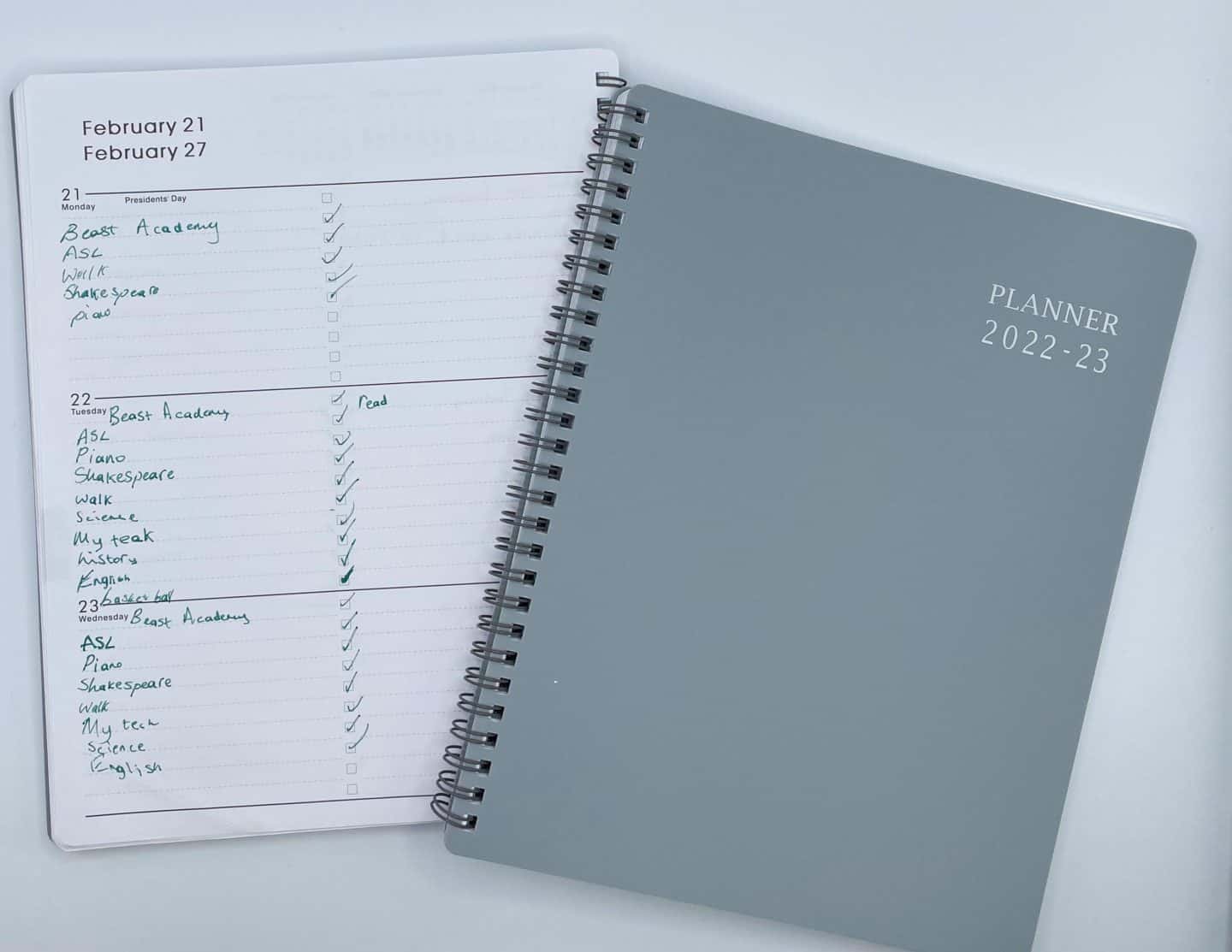 student planner
