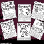 HALLOWEEN STORY COLORING PAGES