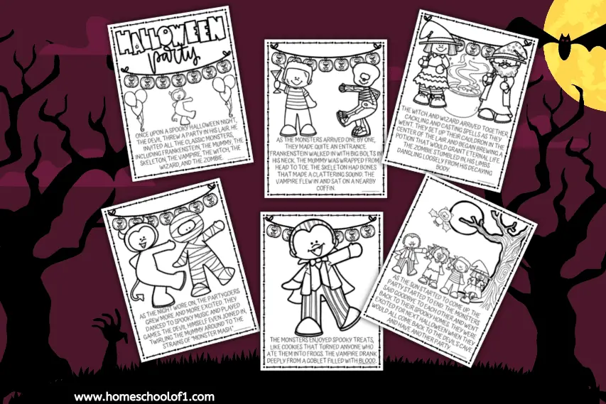 Free Halloween Coloring Pages: Engage Kids in Spooky Fun!