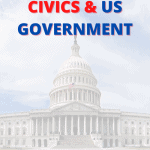 Teaching civics in your homeschool can be a harrowing task. So I wanted to create a post that shows you the easiest (and mostly FREE) way to have a homeschool civics curriculum that you will all enjoy. #government #politics #civics #homeschool