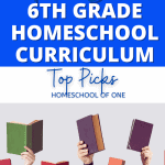 The best 6th Grade homeschool curriculum and what we are using this year #6thgrade #homeschoolcurriculum #homeschool