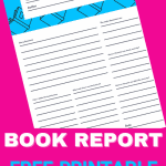 FreeBook Report Template Printable perfect for homeschoolers #kidsbooks #bookreport