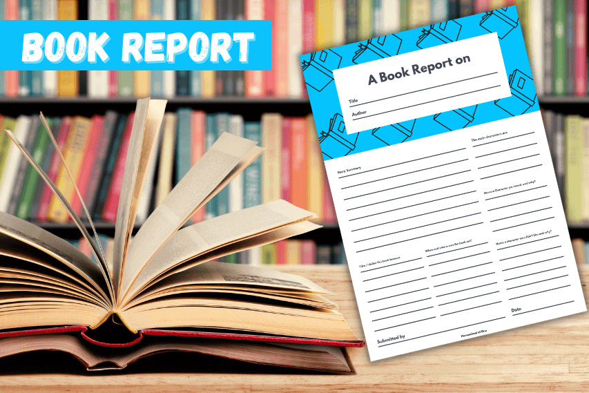 book report form middle school