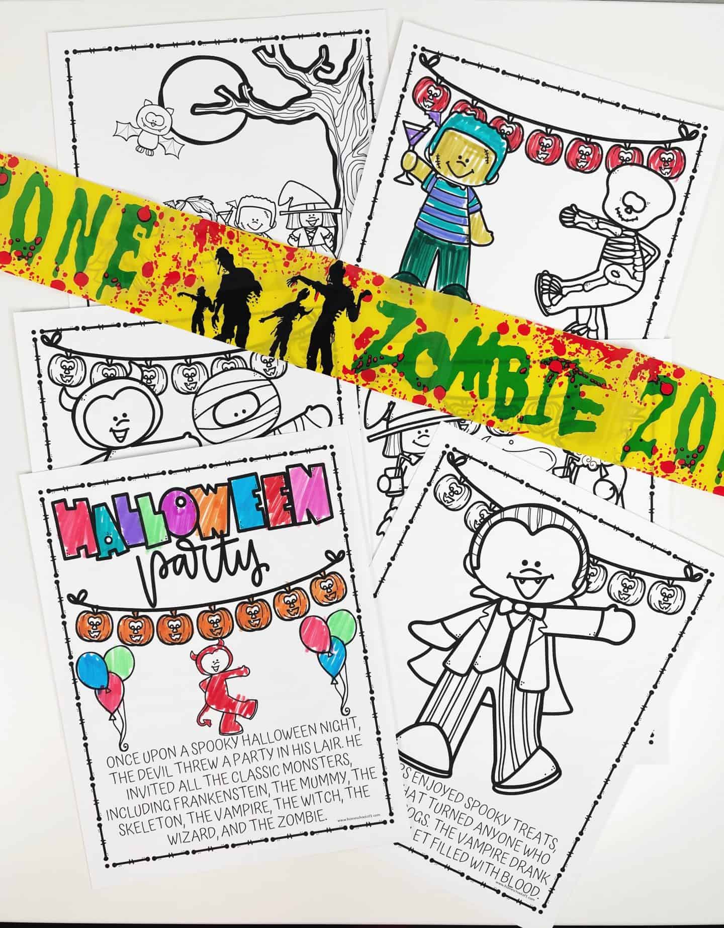 free halloween coloring pages