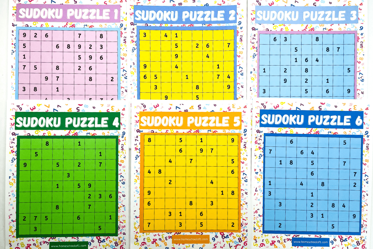 free printable sudoku