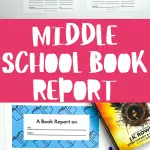 middle school book report template