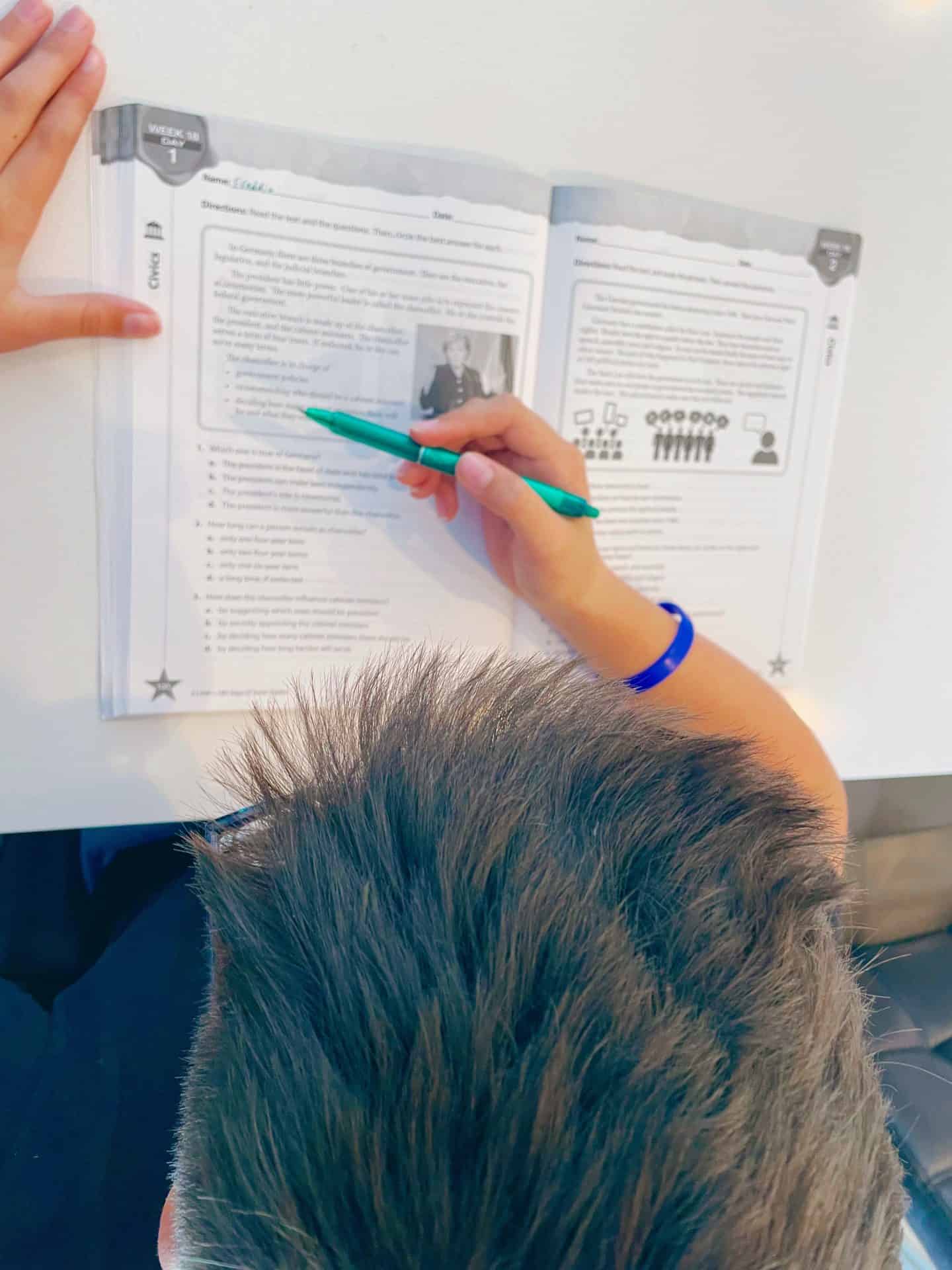 Social Studies Workbook - Homeschool civics curriculum