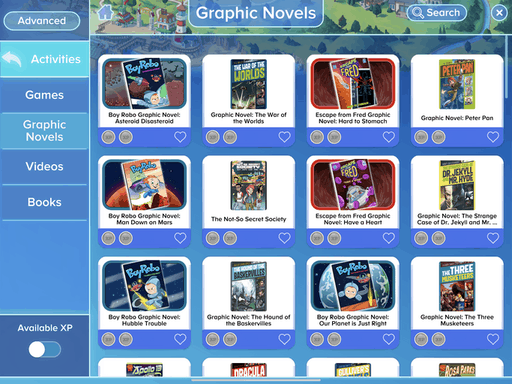 Advenure Academy Graphic Novels