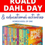 How to celebrate Roald Dahl day, with over 36 fun activities including lesson plans, coloring fun, baking and lots more #roalddahl #roalddahlday #kidsbooks