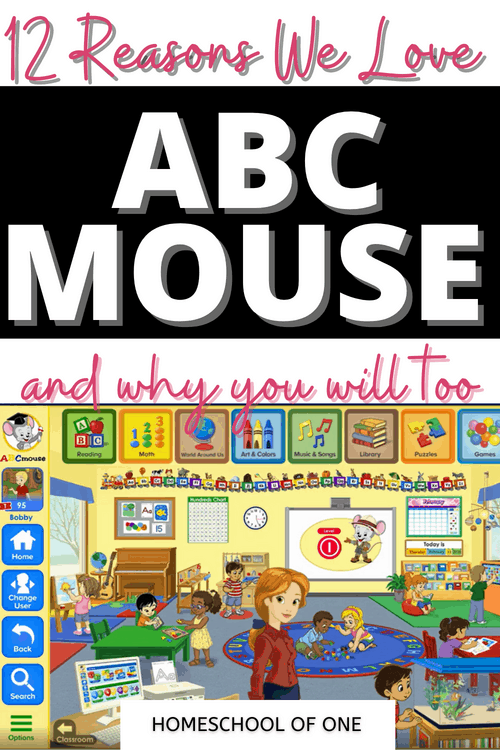 ABC Mouse Review - it is the BEST educational app for kids ages 2-8. There are 12 reasons we love it and why we think you will too #education #kindergarten #homeschool
