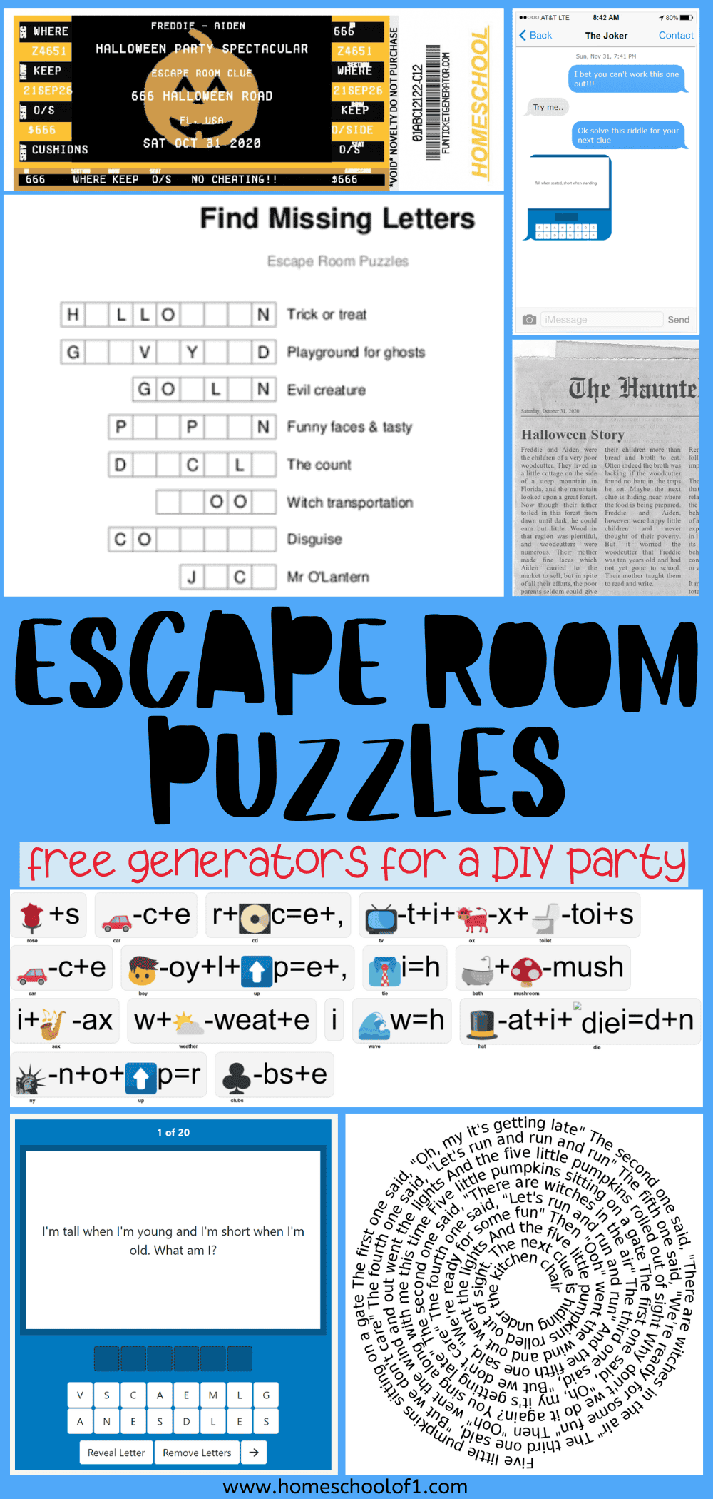 Escape Room Game Puzzle Ideas