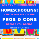 The pros and cons of homeschooling your children