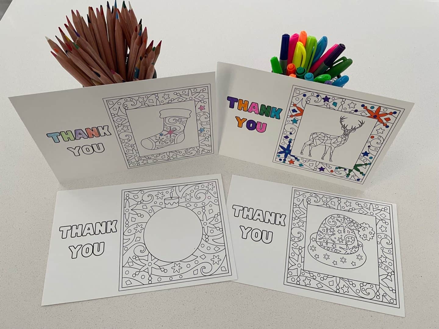 Christmas Thank You Cards Free Printable