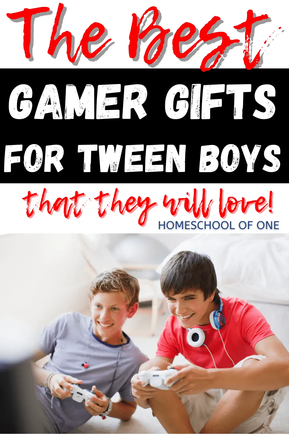 The best gamer gifts for tween boys that they will love this year.