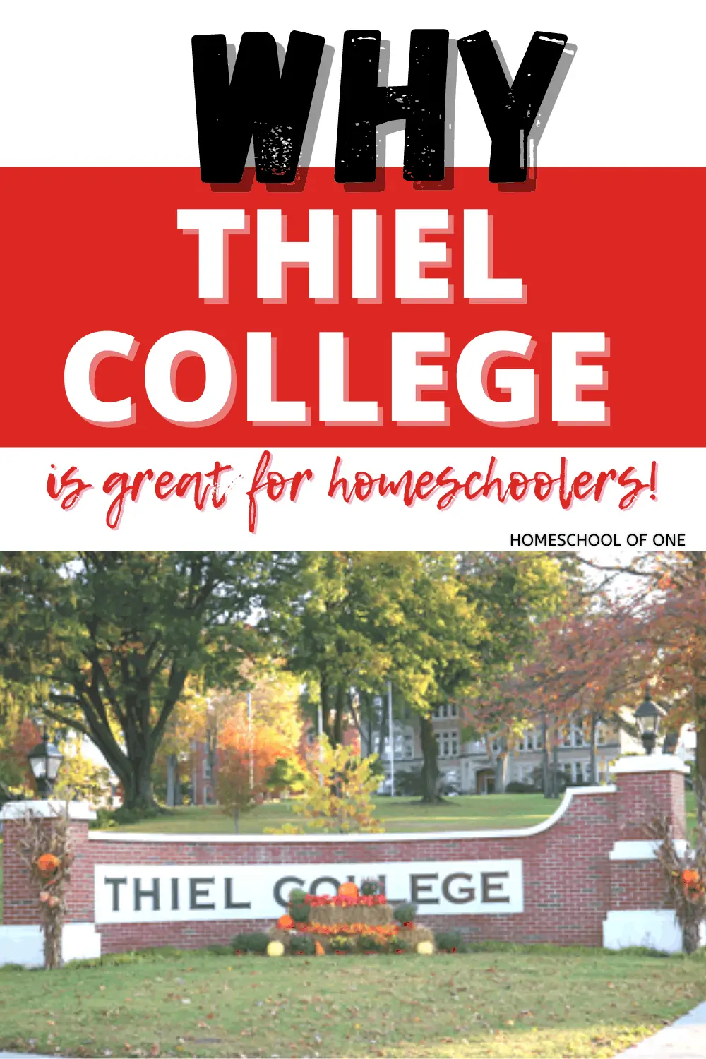 Why Thiel College is perfect for homeschoolers? #homeschoollife #collegelife