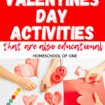 Valentines Day Activities that are also educational, with math, stem, history, English language and lots more all Valentines themed