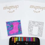 christmas cards to color