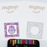 christmas cards to color in